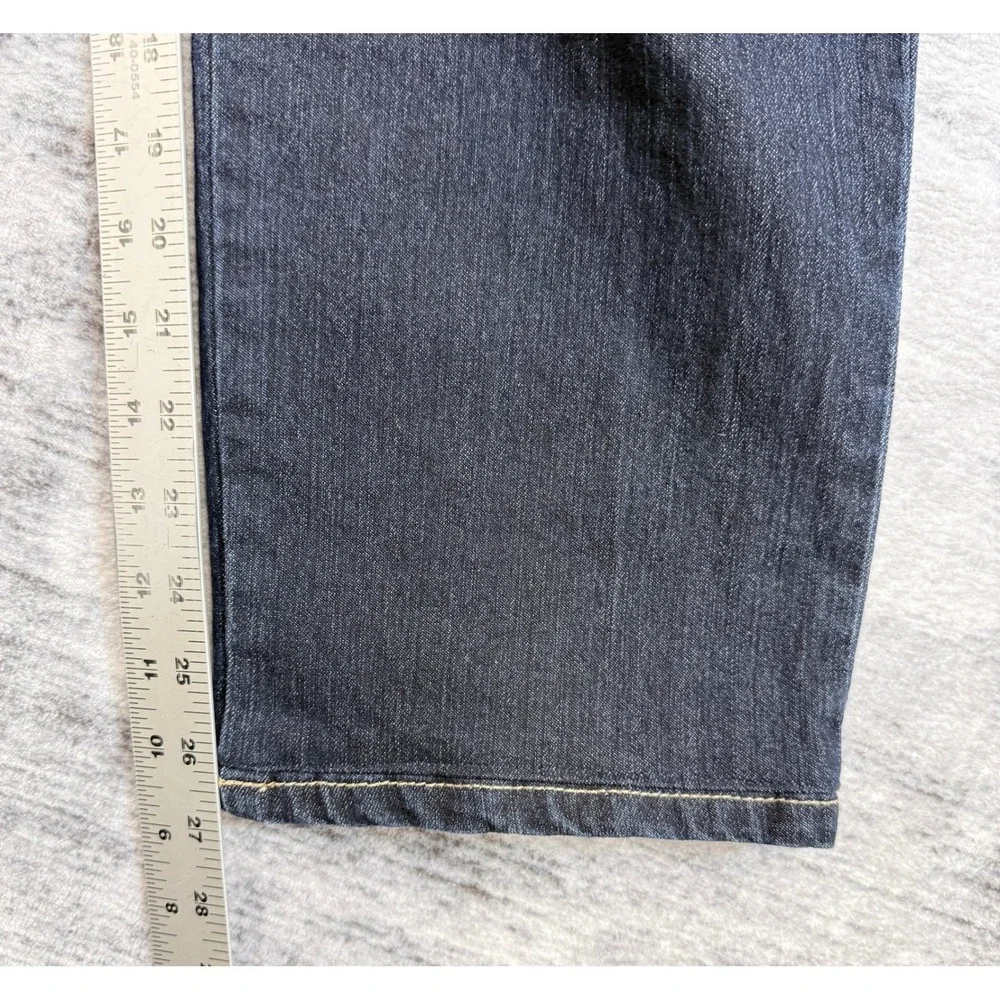 Gloria Vanderbilt Amanda High Rise Tapered Jeans Womens 12 Short‎ Dark Wash